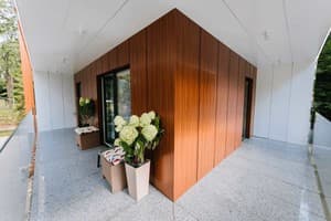 Отель Гостевия. Улучшенный двухместный Стандарт с большой террасой 3-й корпус 2