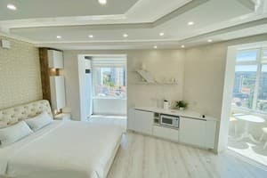 Квартира Панорамные SKY HOUSE в ЖК "Набережный квартал" Бесключевой доступ!. Апартаменты двухместный  14